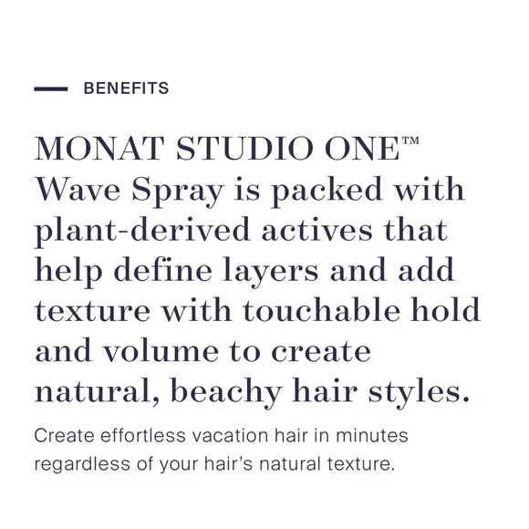 MONAT Studio One Wave Spray. Brand New!!! - Picture 3 of 4